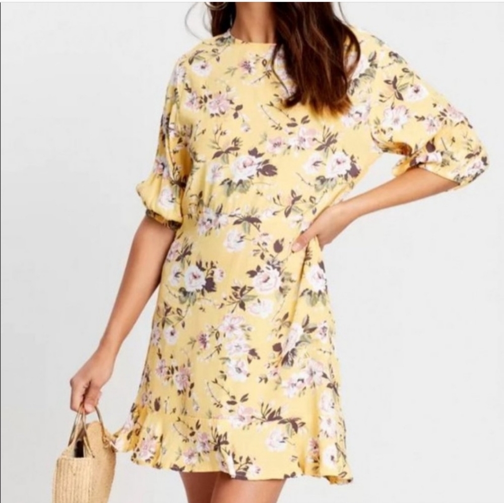 Faithfull The Brand Jeanette Floral Dress Size 6